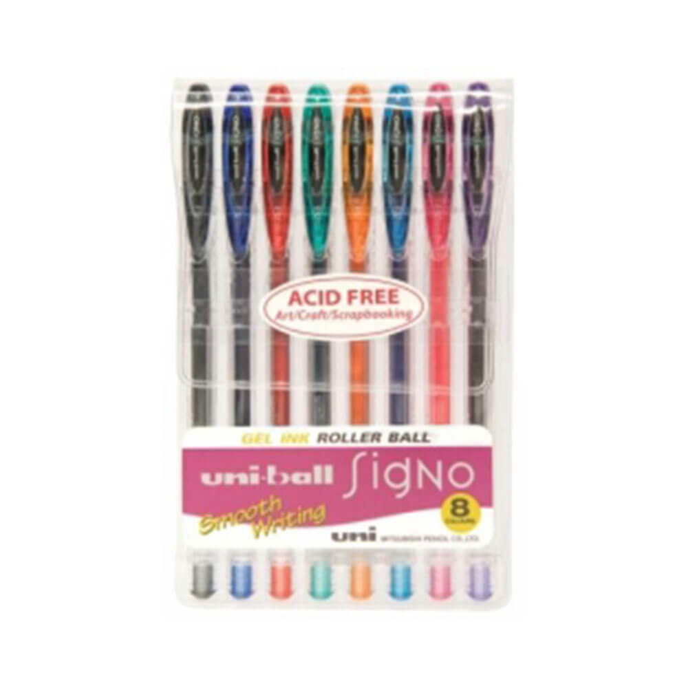 Uni-Ball Signore Gel Fine Gel Penni di colore assortito