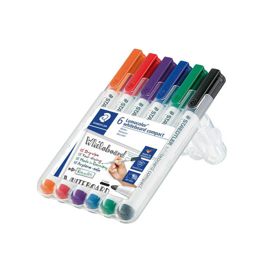  Staedtler Whiteboard-Marker, kompakt, sortiert