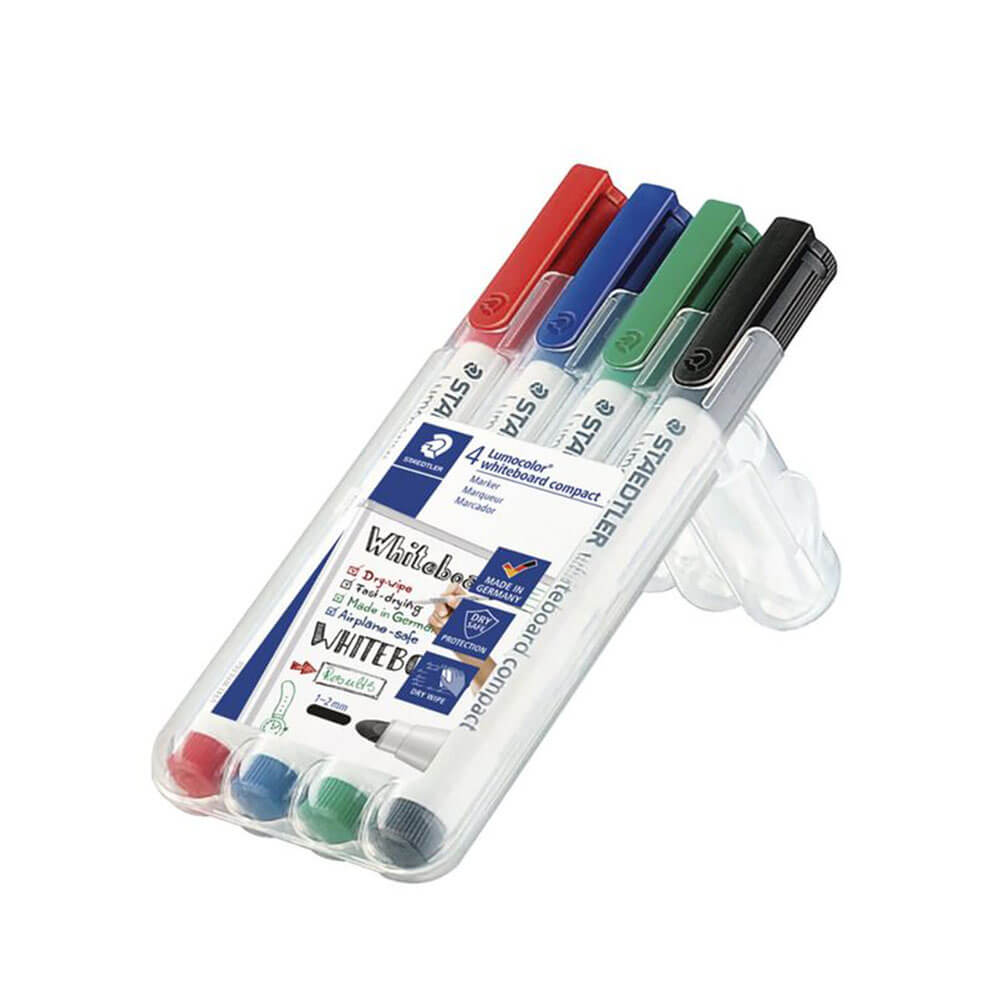 Staedtler whiteboard markør kompakt assorteret