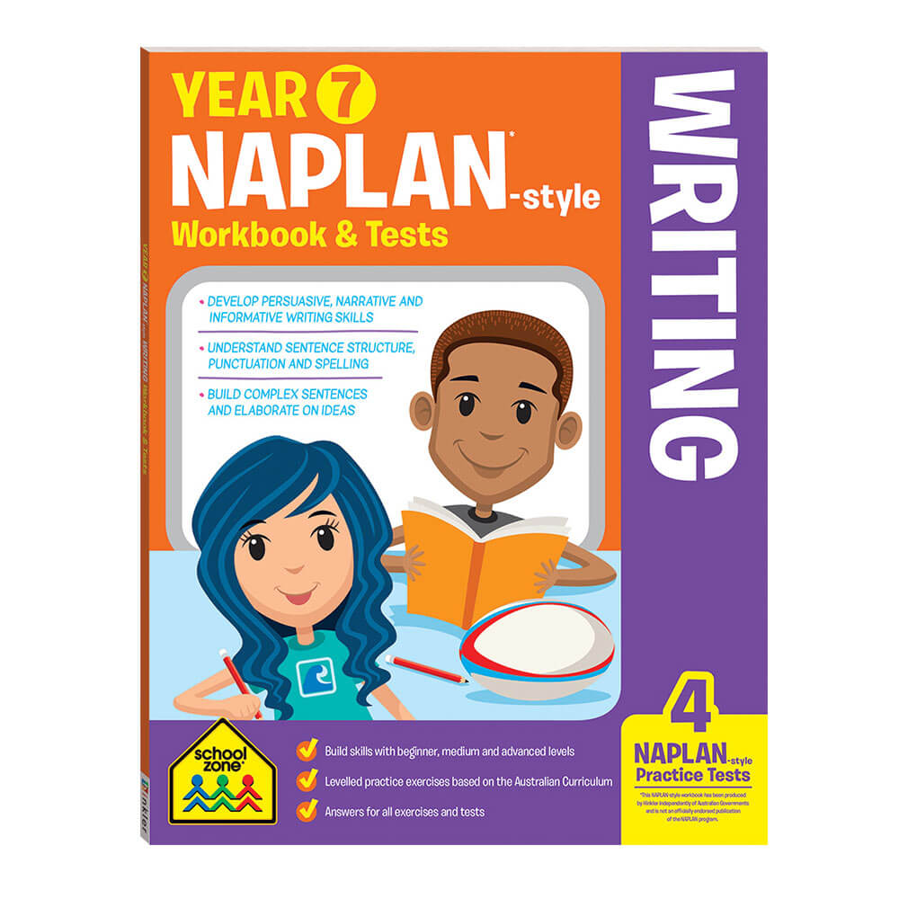 Libro de trabajo y exámenes de Naplan SchoolZone NAPLAN