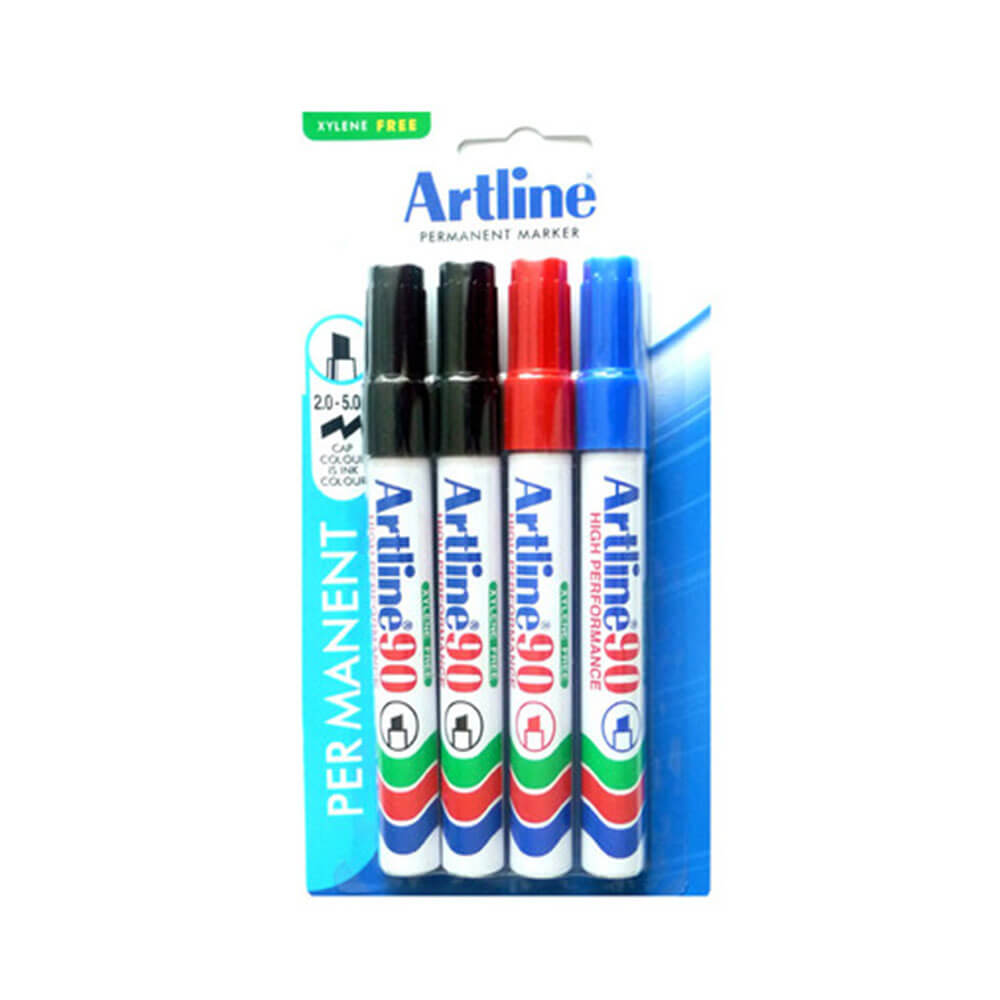 Artline Permanent Marker 5mm Chisel