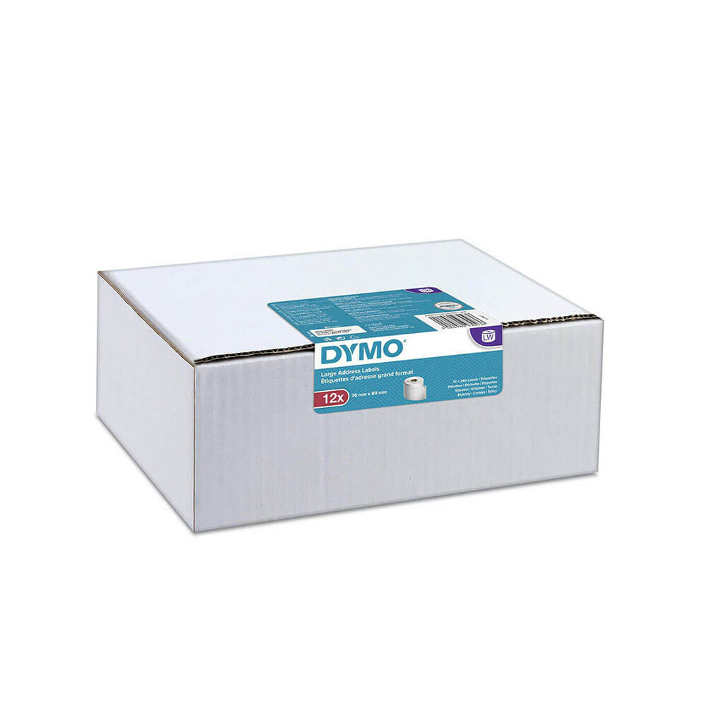 Dymo grande indirizzo etichetta carta 36x89mm bianco