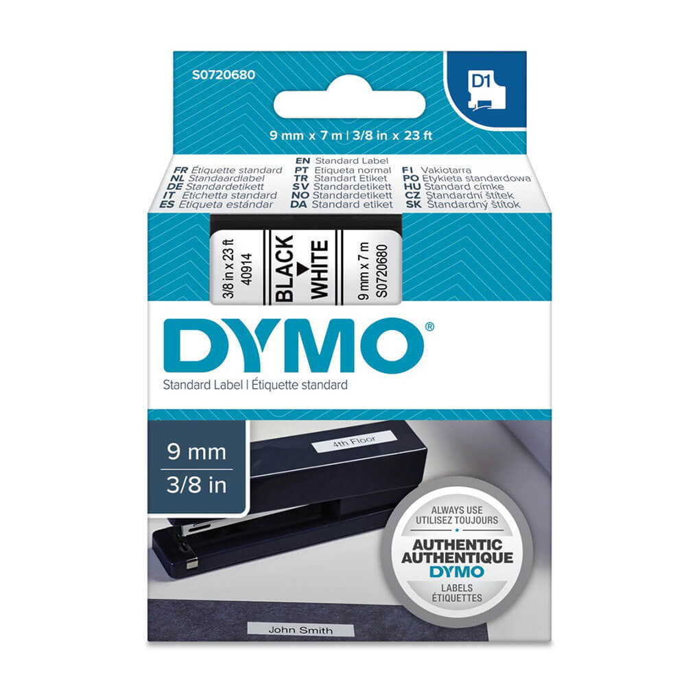 Dymo D1 Tape Label 9mmx7m