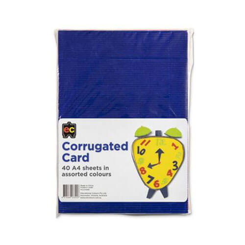 EC Corrugated Card A4 (40pk)