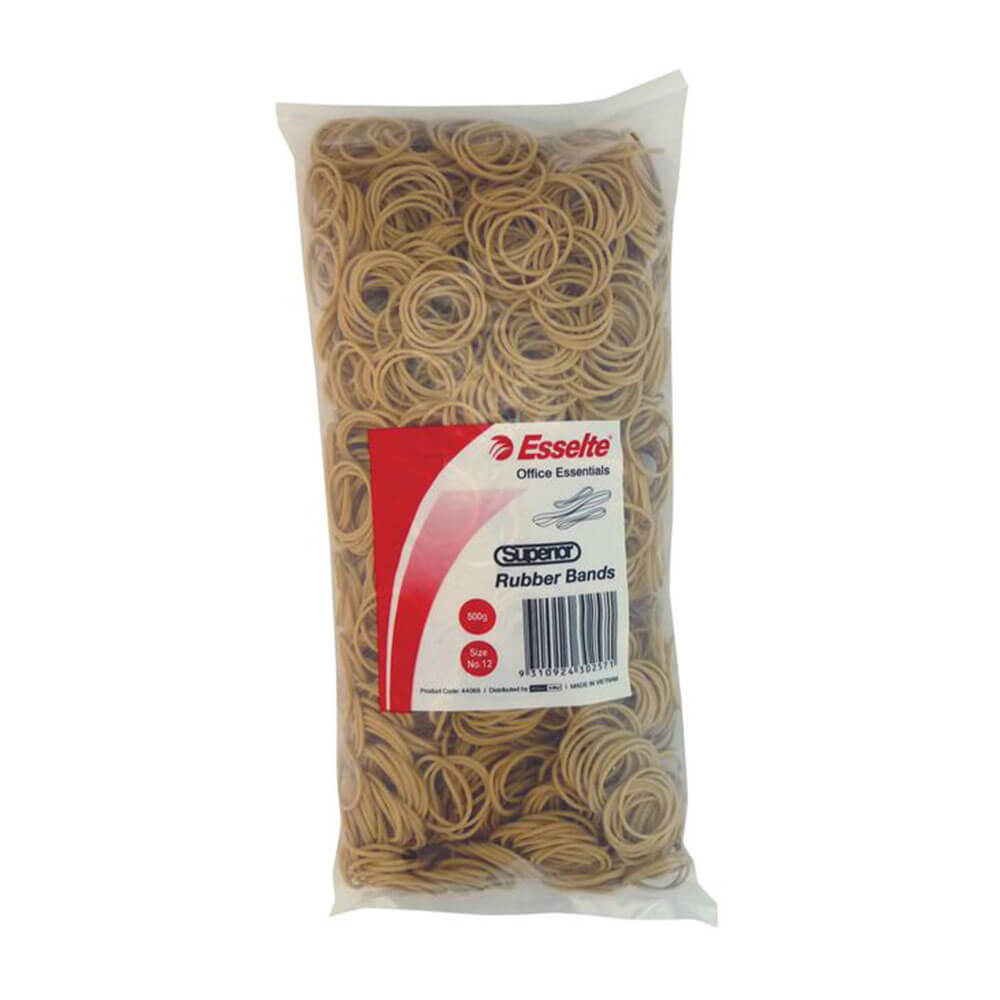 Esselte Rubber Bands 500G Bag