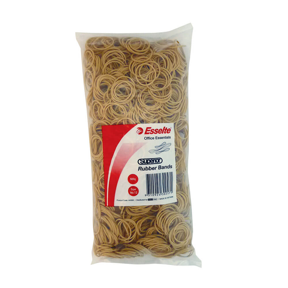 Esselte Rubber Bands 500G Bag