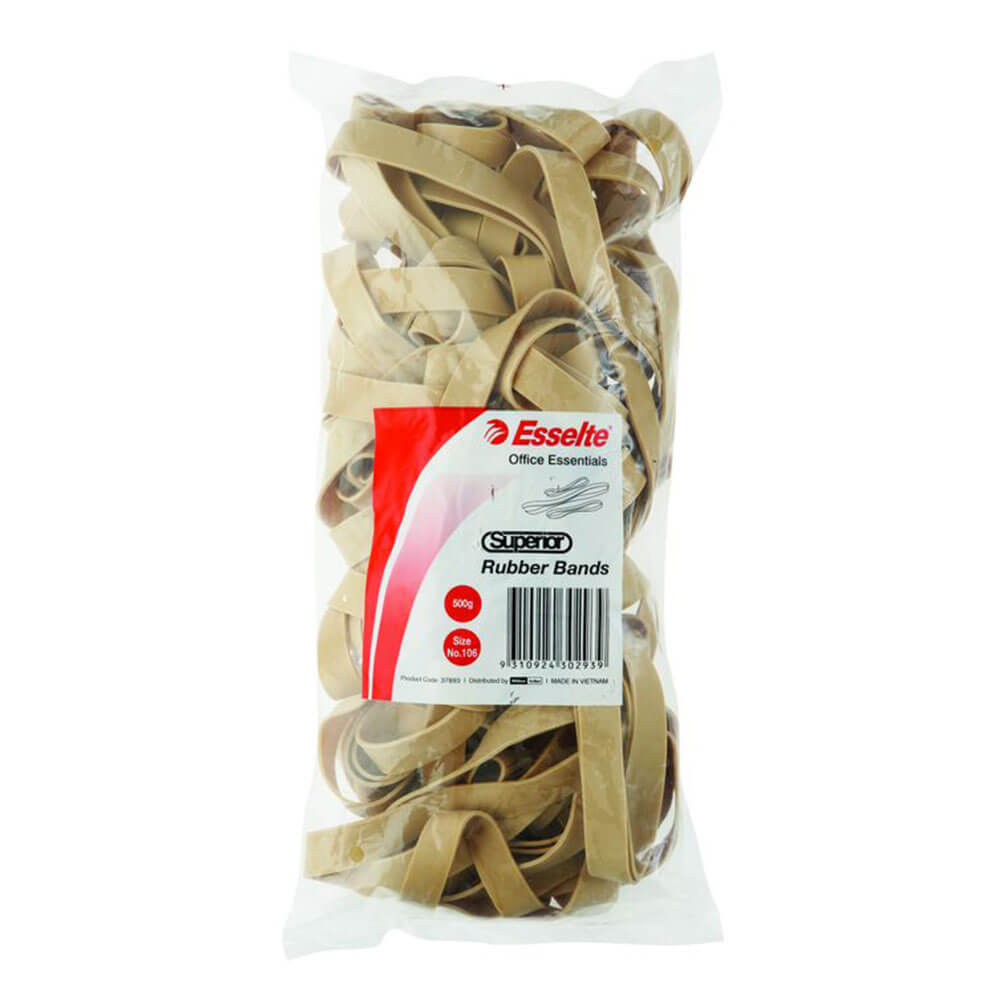 Esselte Rubber Bands 500g taske