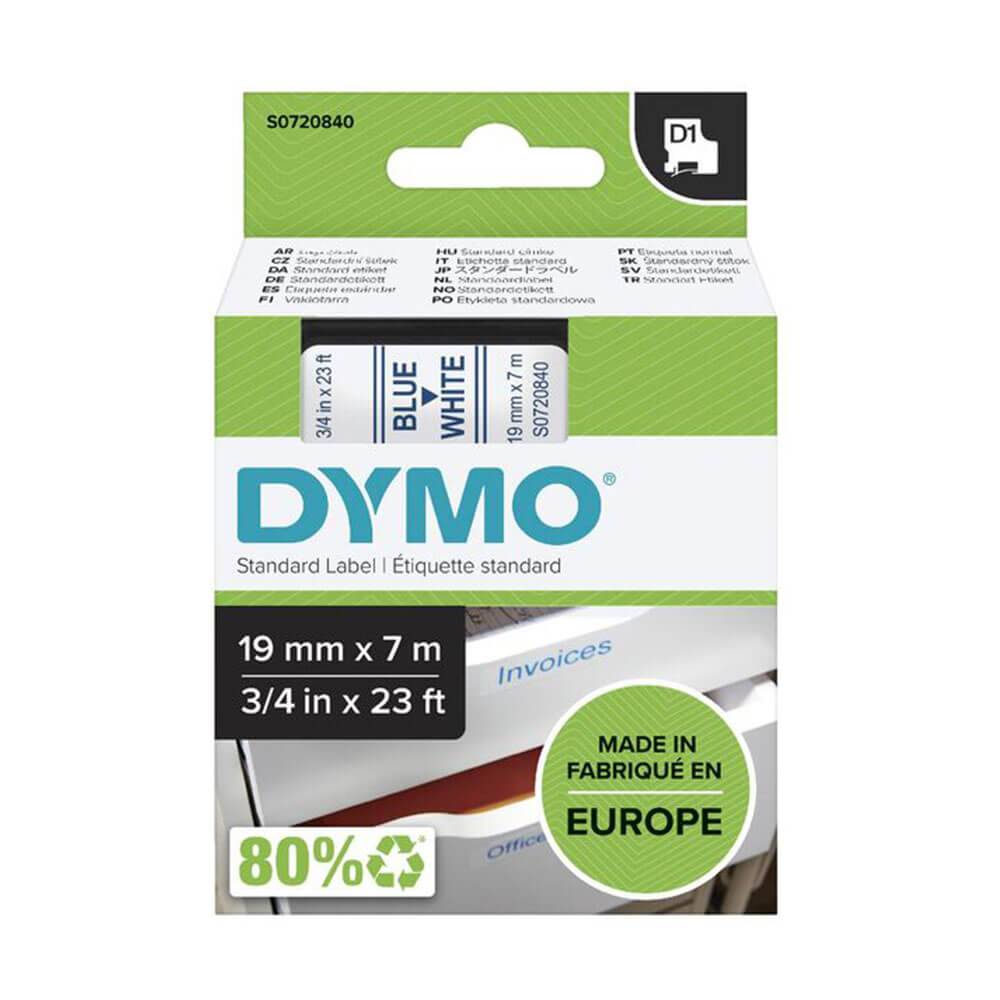 DYMO D1 Tape Label 19mmx7m