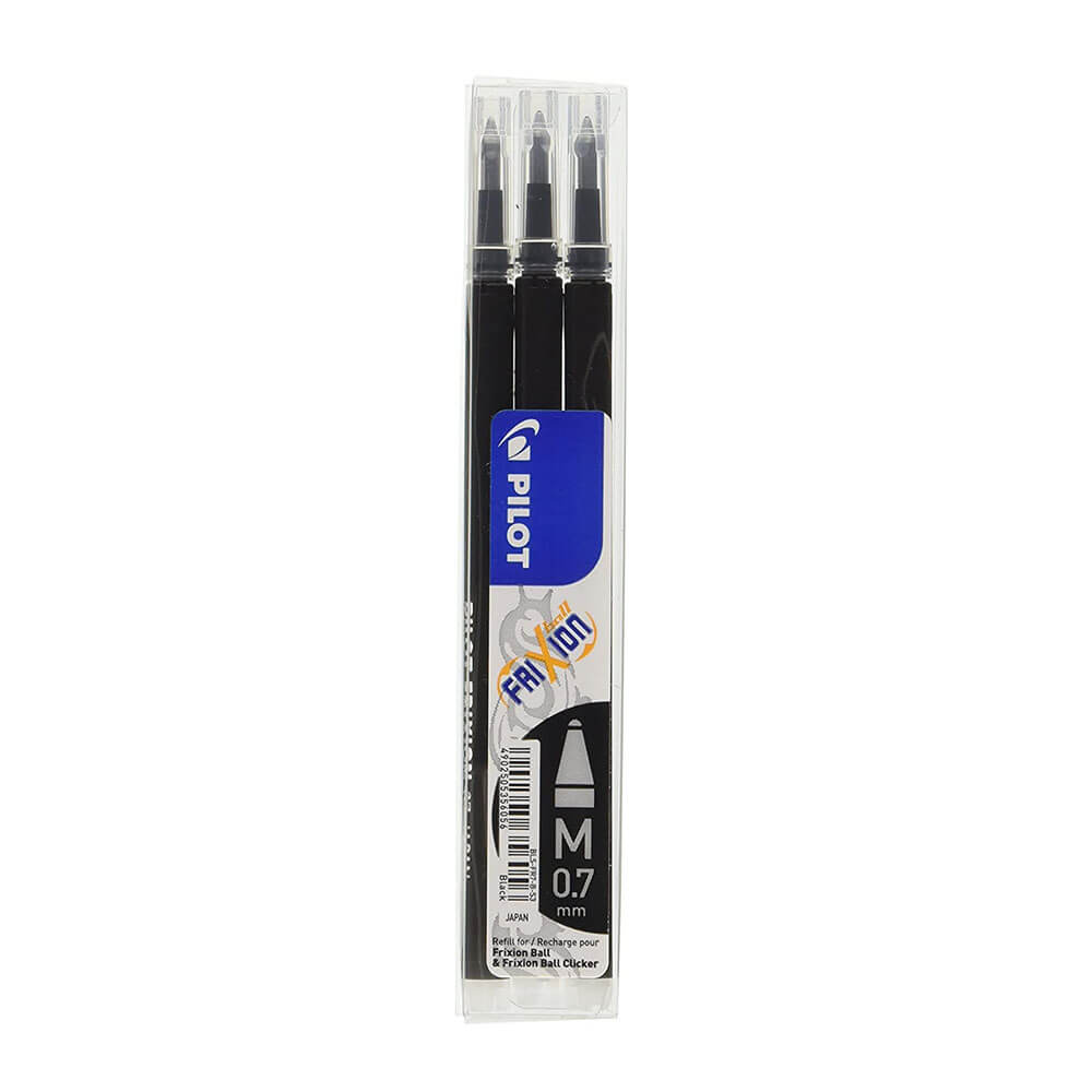 Pilota frixion rollerball penn riempimento 0,7 mm punta 3pk