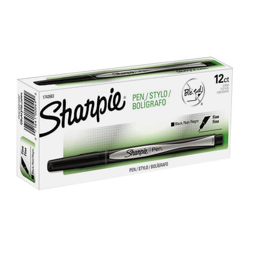 SHARPIE FINELLER PEN (12pk)