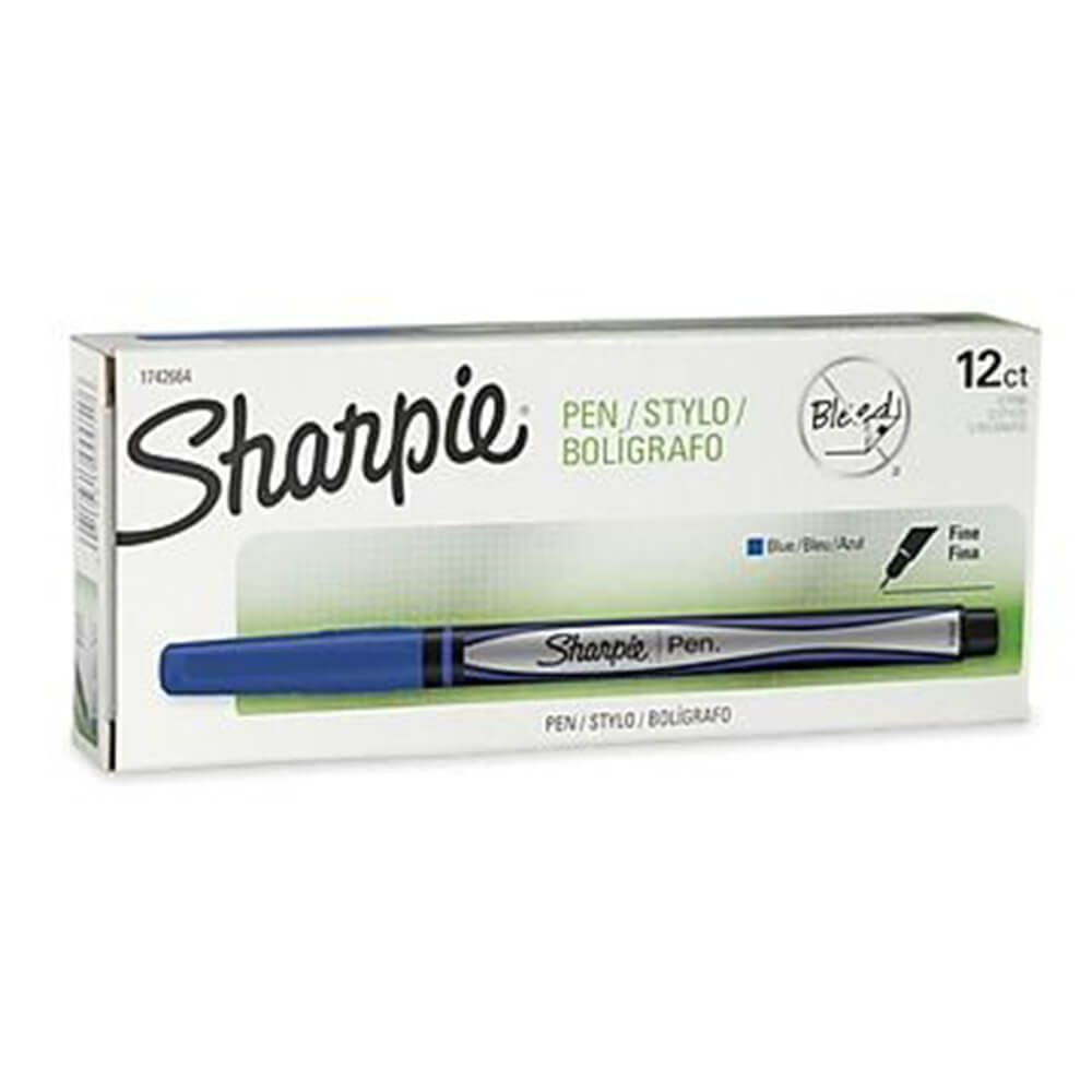 SHARPIE FINELLER PEN (12pk)