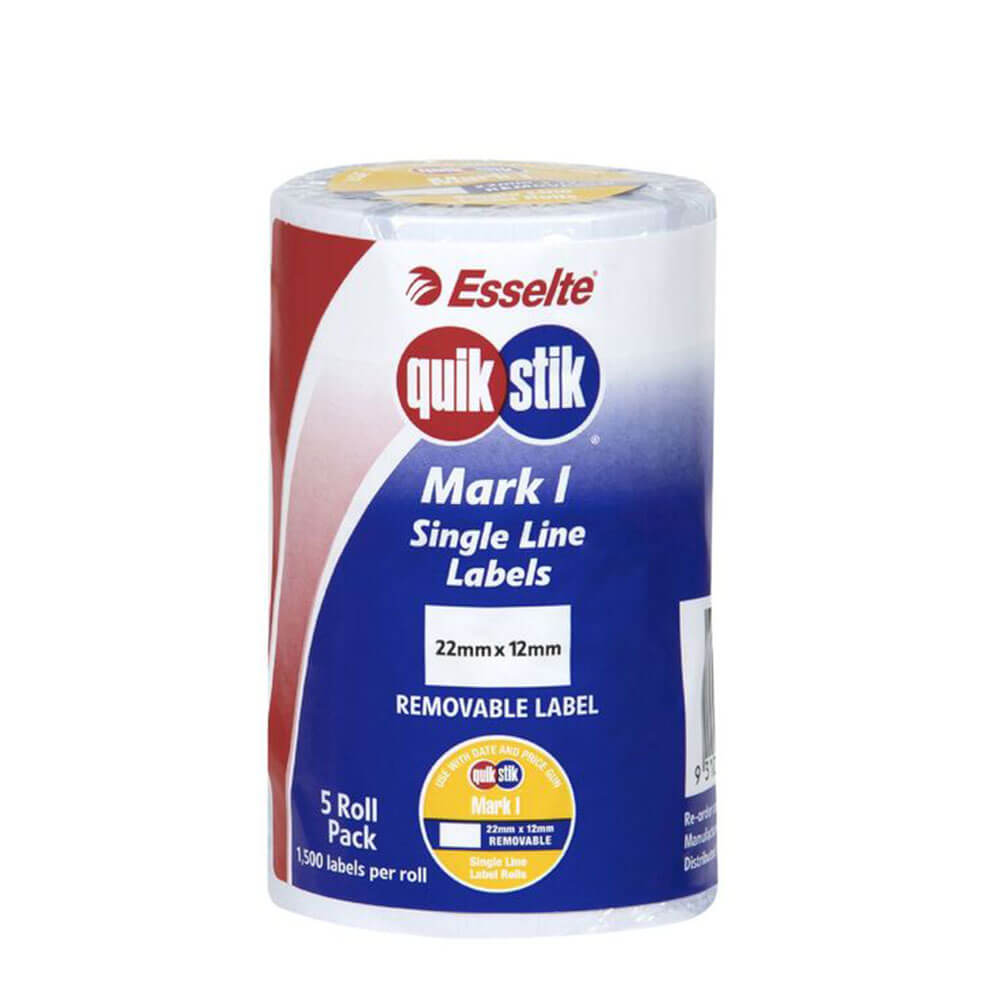 Rótulo Removável Quik Stik Mark (5pk)