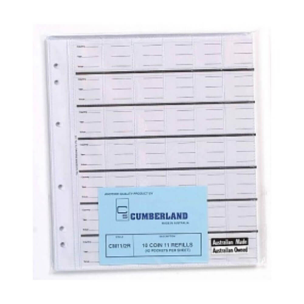 Cumberland Coin Album Refill (Cm11/Cm280E/CMDL)