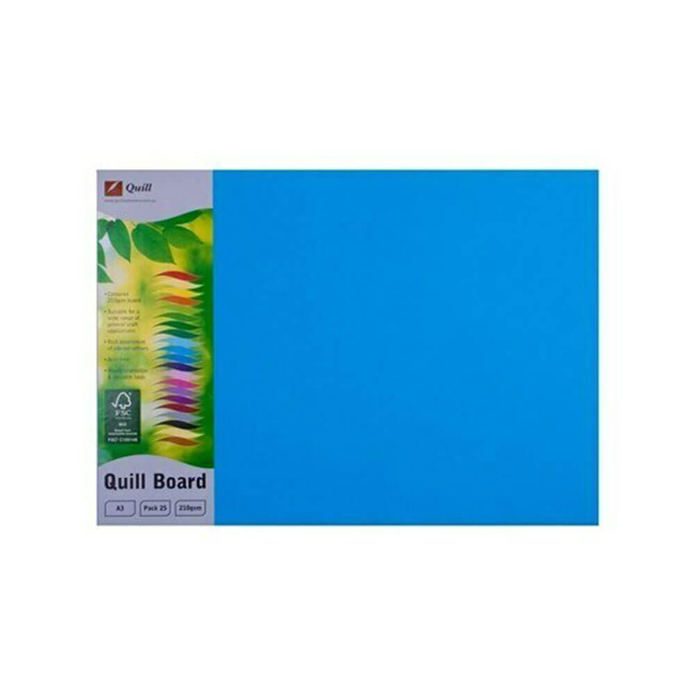 Quill Cardboard A3 210GSM 25PK