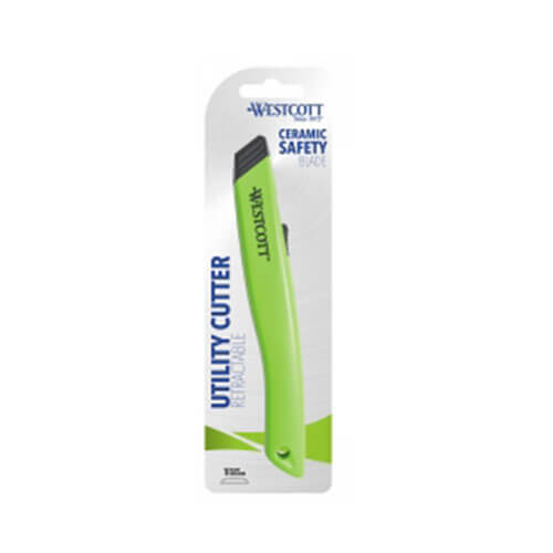 Westcott Retractable Ceramic Box Cutter (Green)