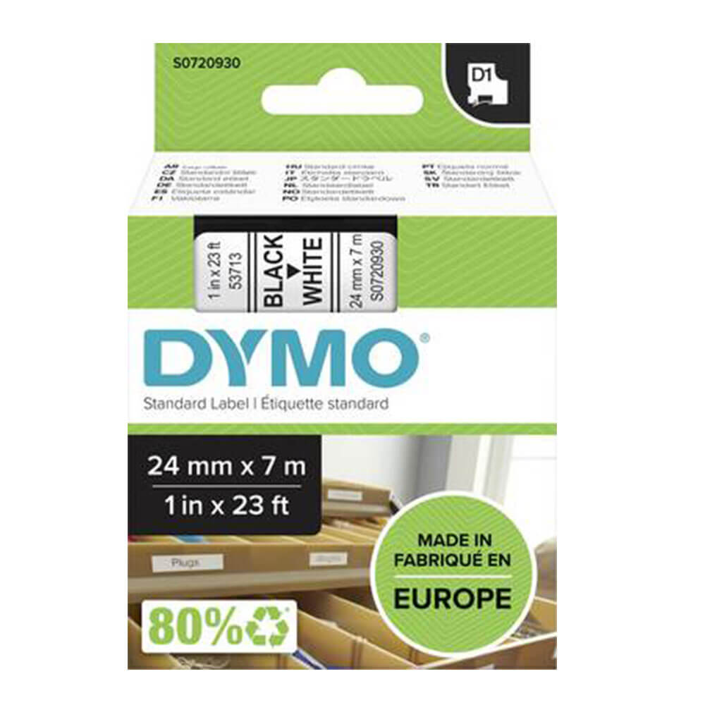 DYMO D1 Tape Label 24mmx7m