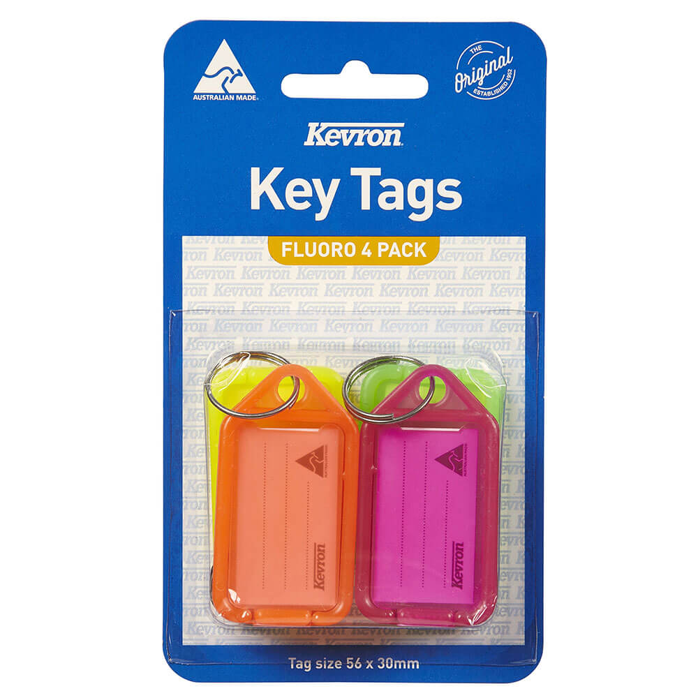 Tag del tasto kevron 4pk (56x30mm)