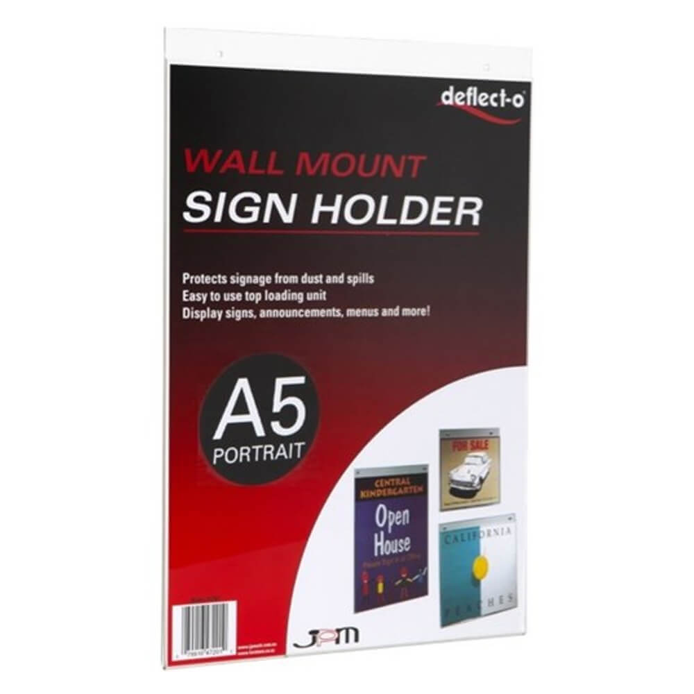 Déflecto Wall Mount Sign Signal (A5)