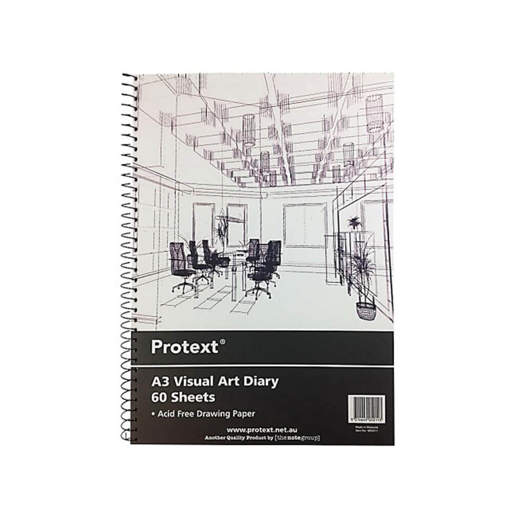 Protext Visual Art Diary 60 Sheets 110GSM (White)