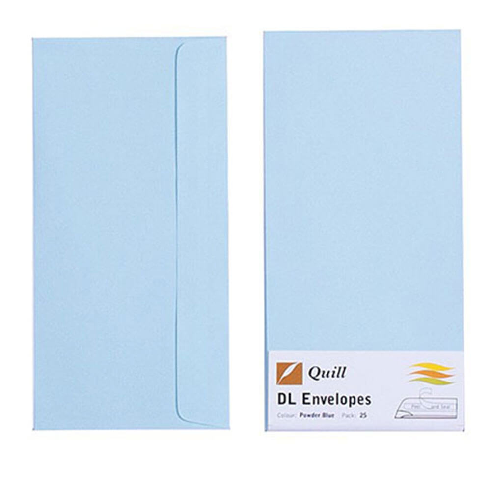 Envelope de quill 25pk 80gsm (dl)