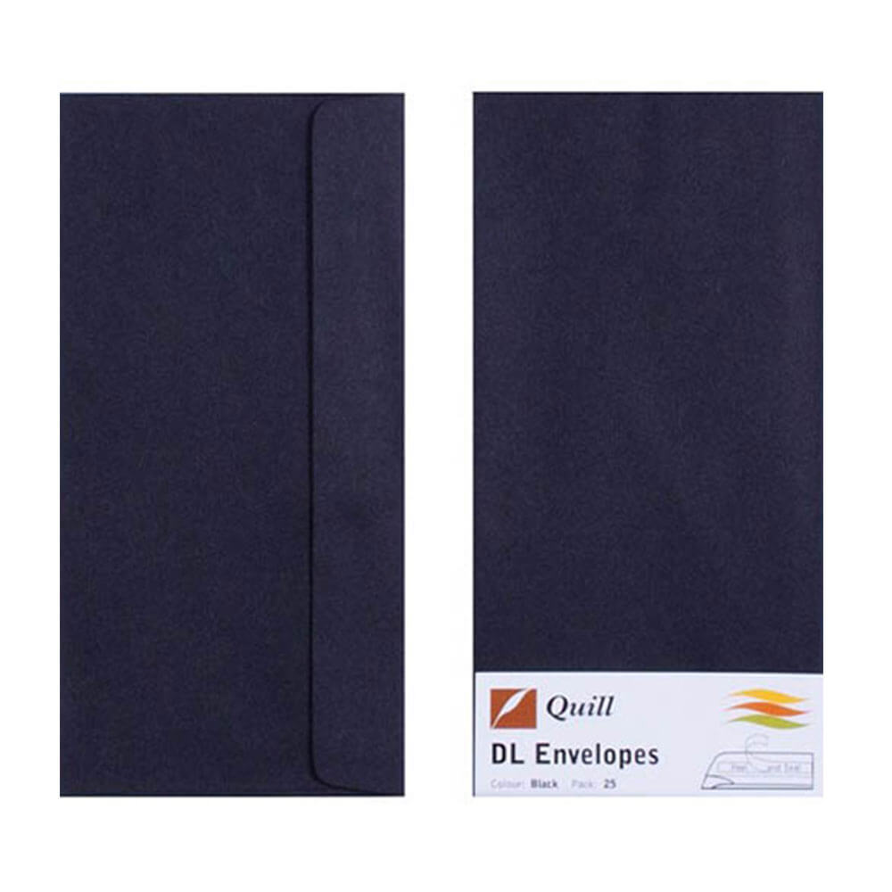 Quill Enveloppe 25pk 80gsm (DL)