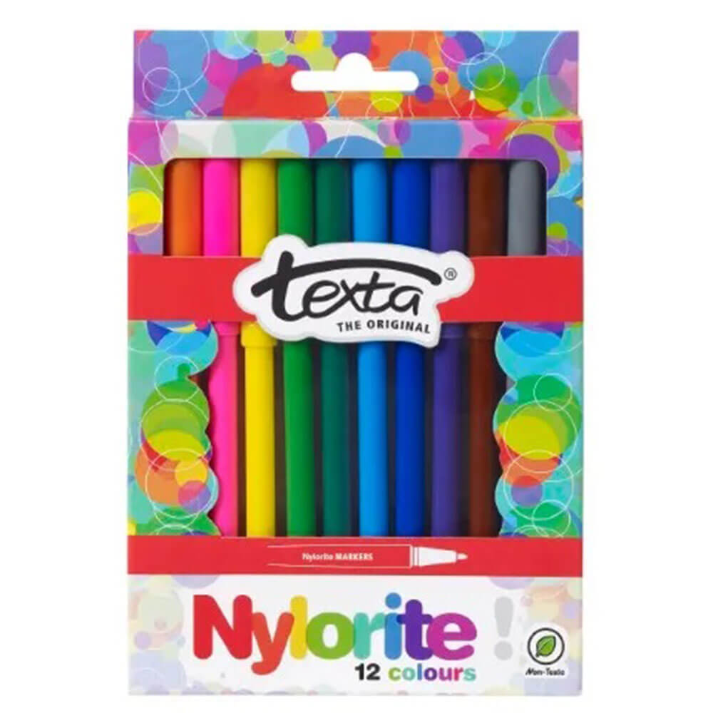 Texta nylorietmarkers (diverse)