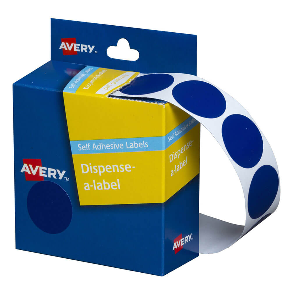 Avery Self-Adhesive Dot Labels 24mm (500pcs)