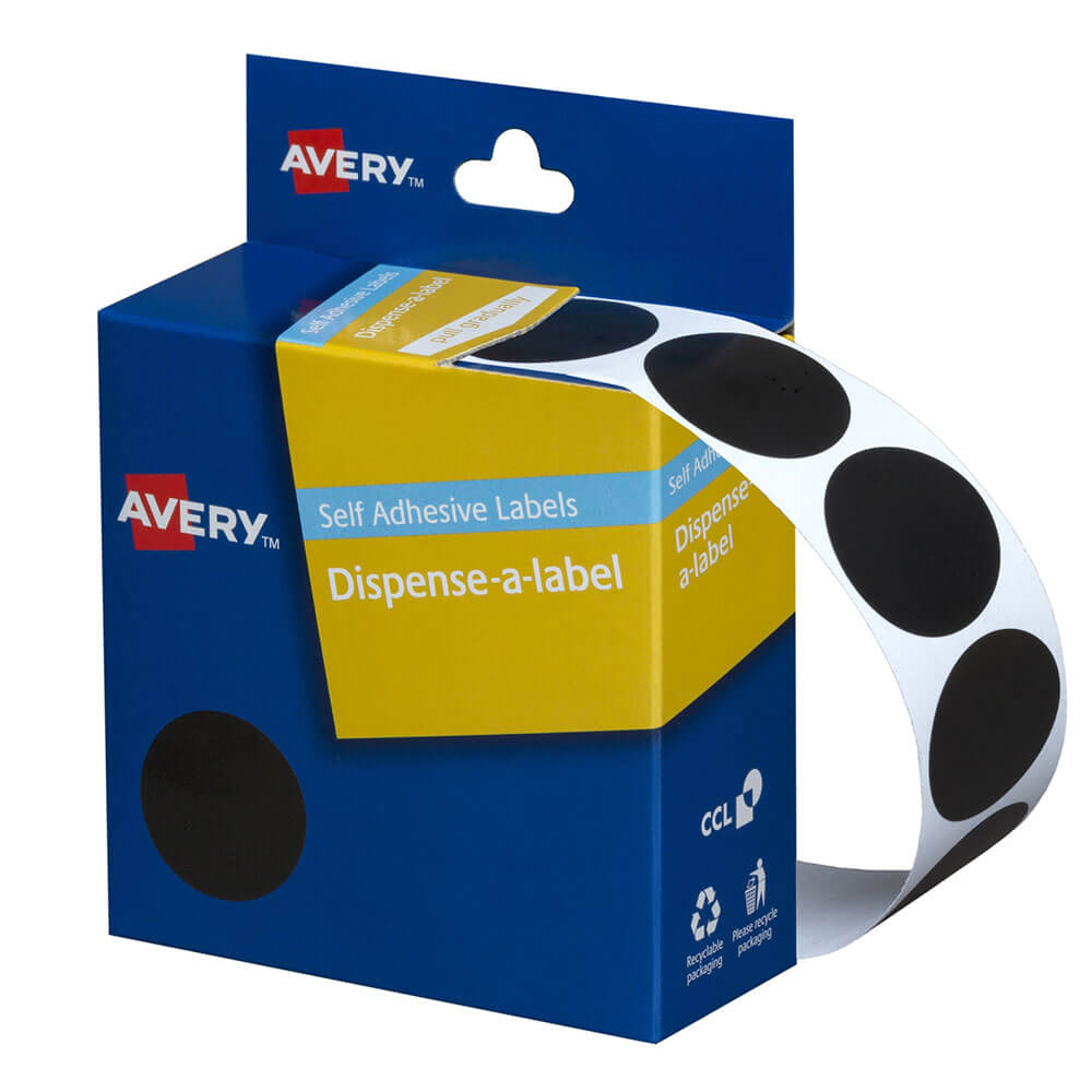 Avery Self-Adhesive Dot Labels 24mm (500pcs)