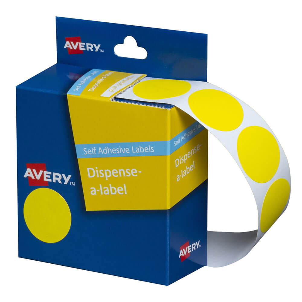 Avery autoadhesivas DOT Etiquetas 24 mm (500pcs)