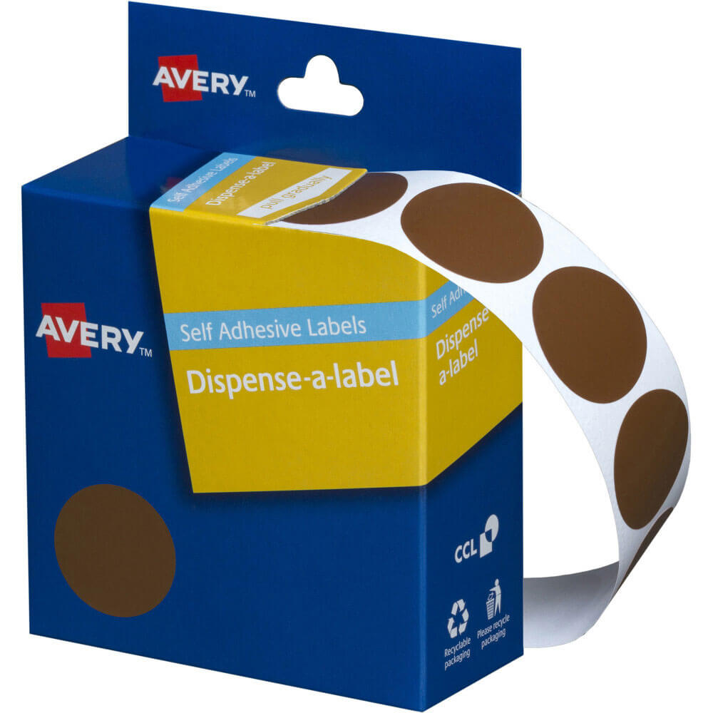 Rótulos de pontos auto-adesivos de Avery 24mm (500pcs)