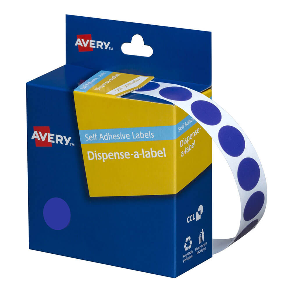 Avery autoadhesivas etiquetas de puntos 14 mm (1050pcs)