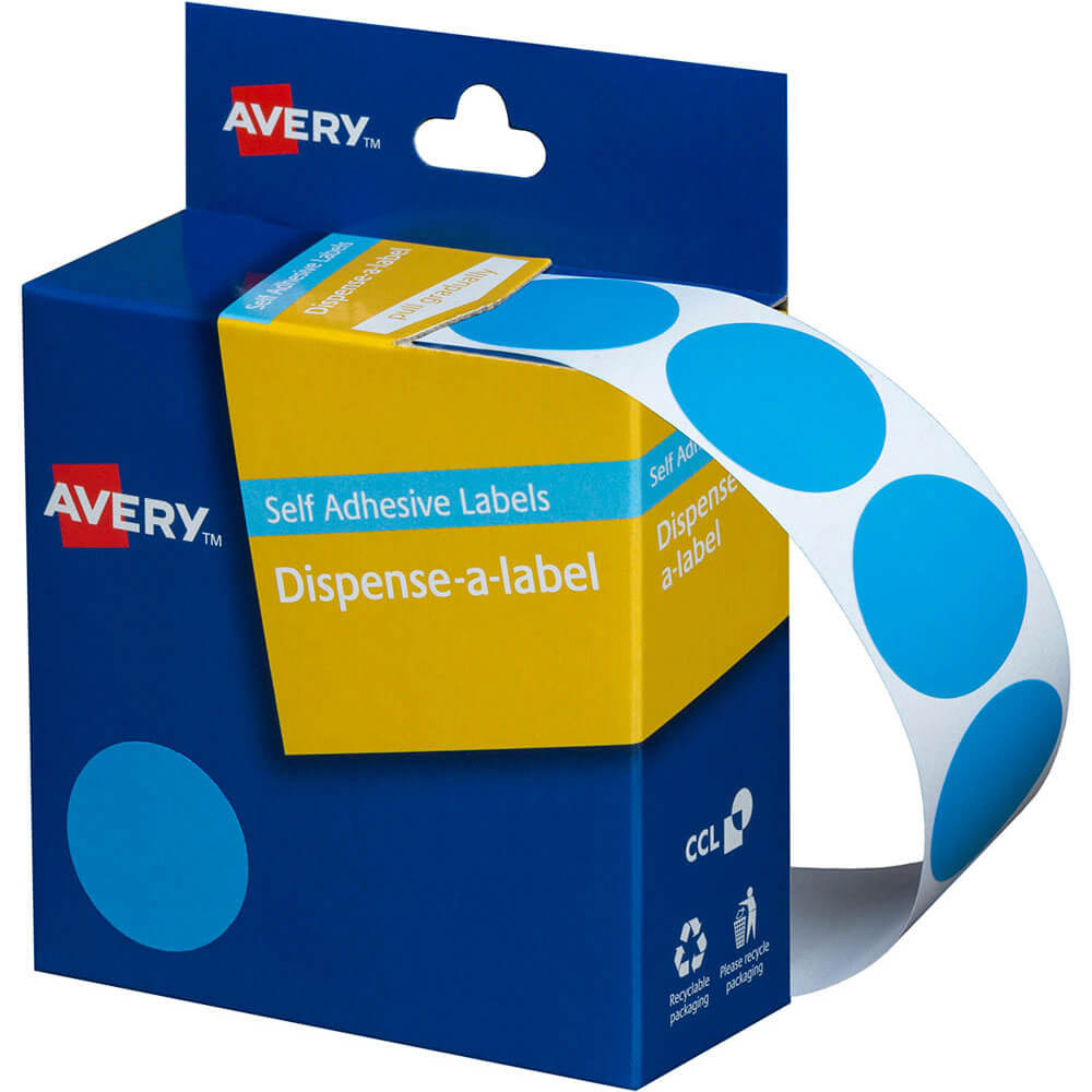 Avery selvklæbende priketiketter 14 mm (1050 pcs)