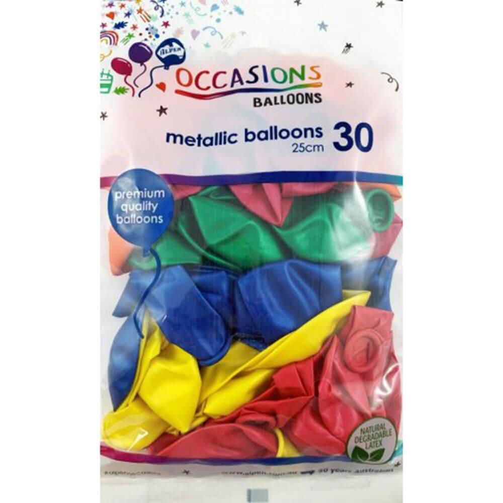 Alpenballons für alle 30pk 25 cm (verschiedene)