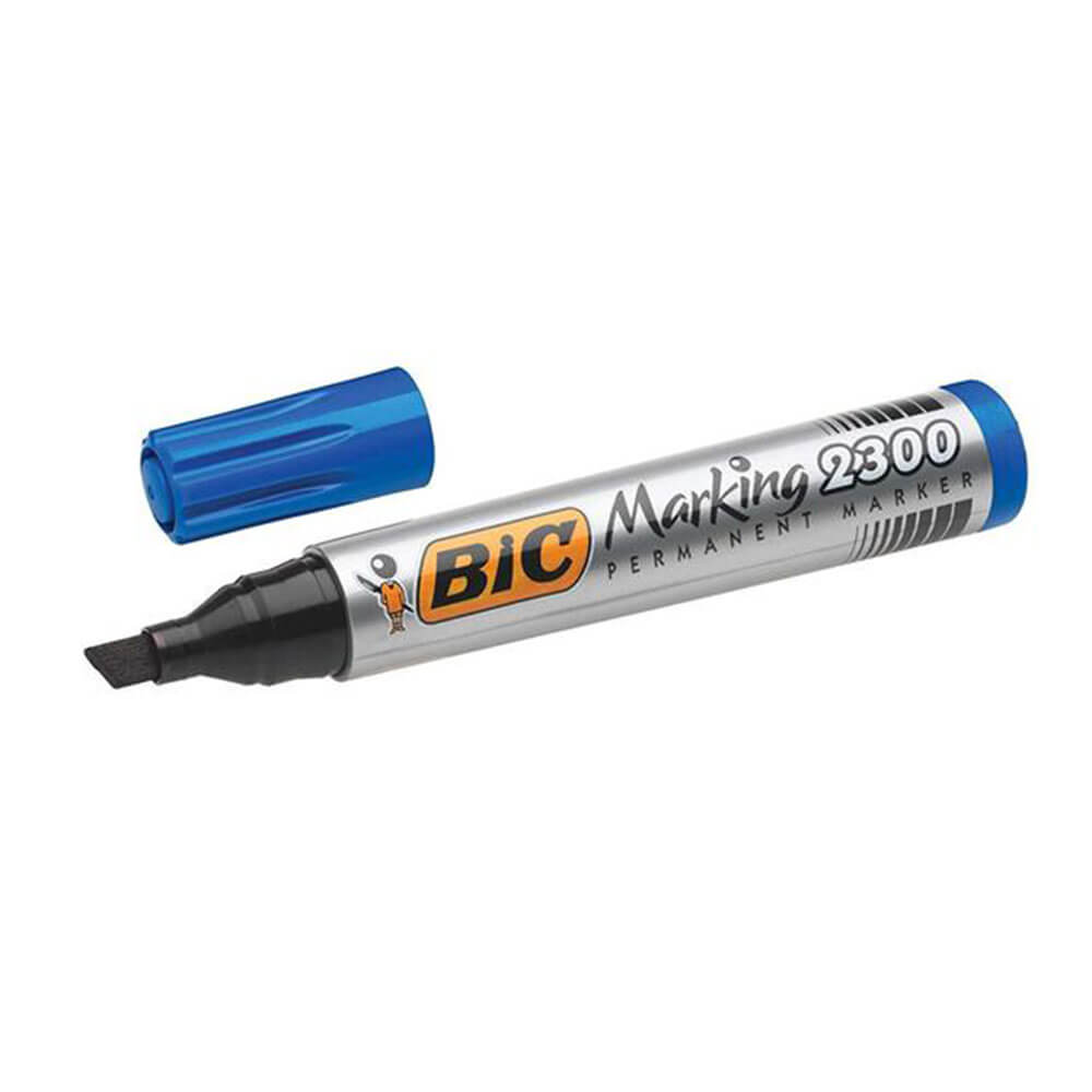 Bic meisel tips permanent markør 12stk (3,1-5,3 mm)