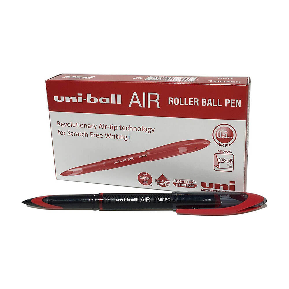 Uni Air Liquid Ink Micro Rollerball Pen 0,5 mm 12pcs