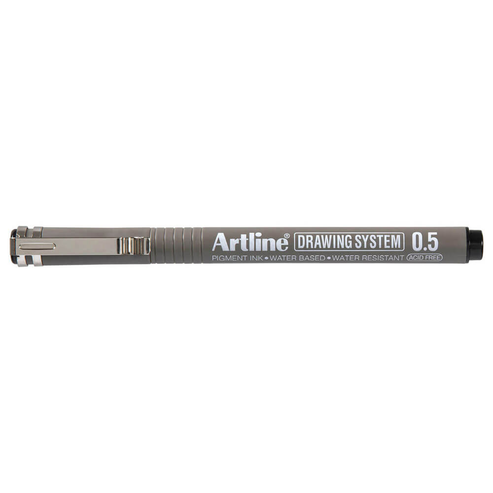 Artline Drawing System Pen 12pcs (Black)