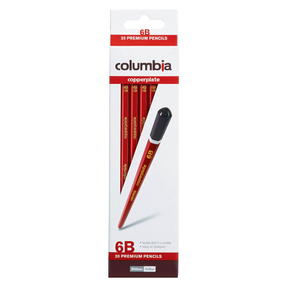 Columbia Copperplate Premium blyanter (kasse med 20)