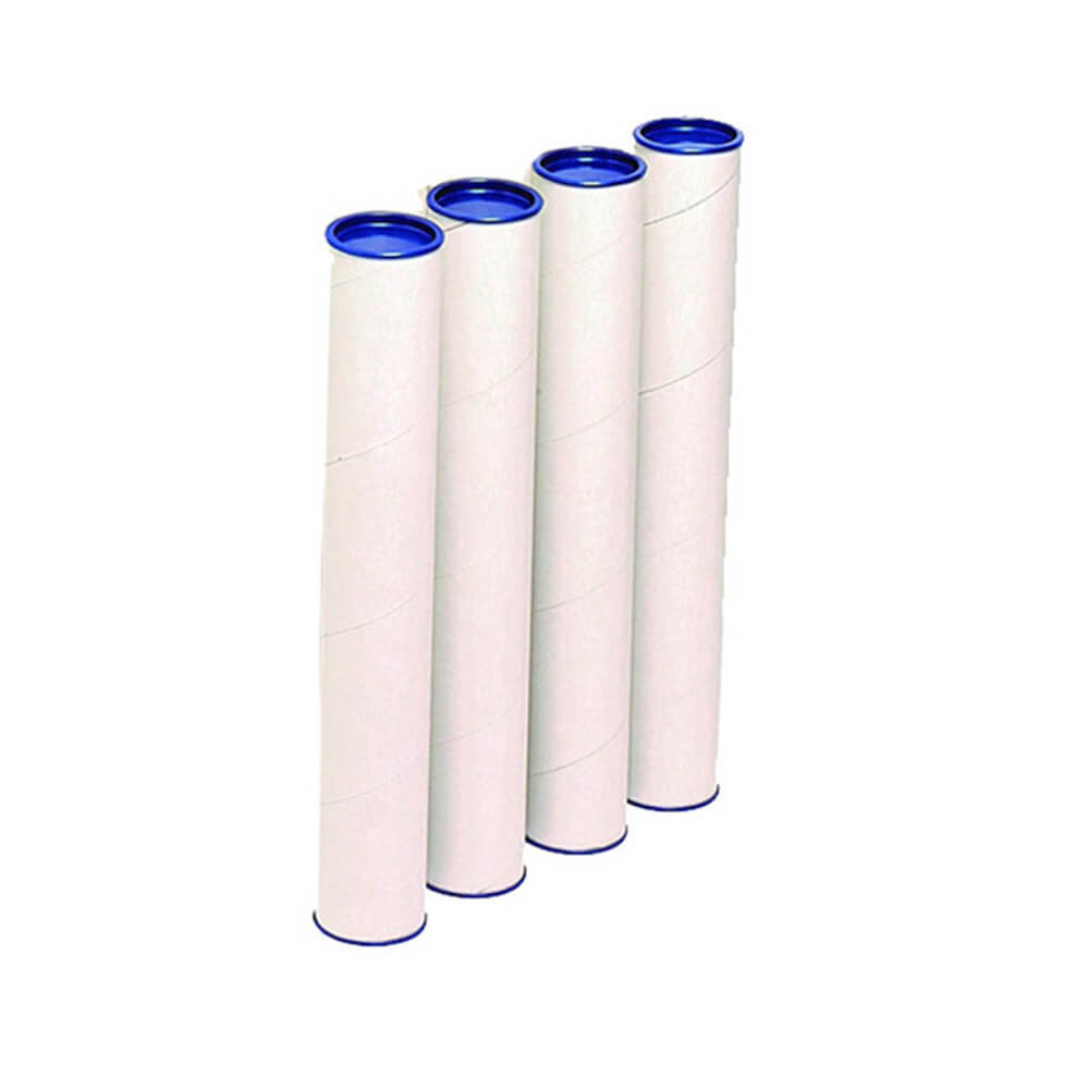 Marbig Mailing Tube 4PK (White)