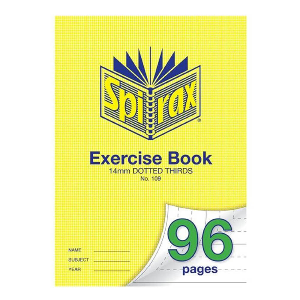 Spirax A4 Terços pontilhados de 96 páginas Livro de exercícios 10pk