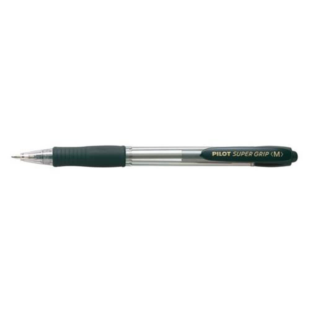 Pilot BPGP Super GRIP rétractable Medium Pen 12pcs