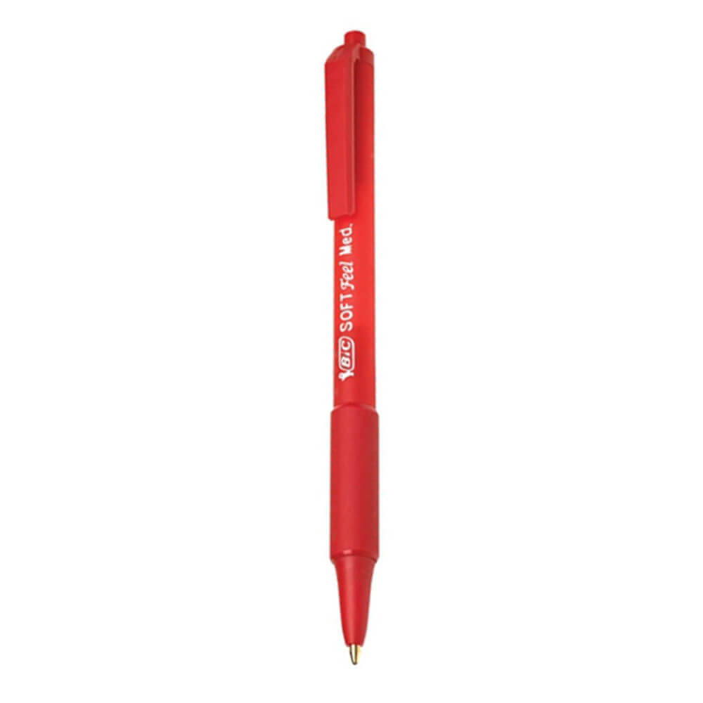 Caneta retrátil de sensação mole BIC (caixa de 12)